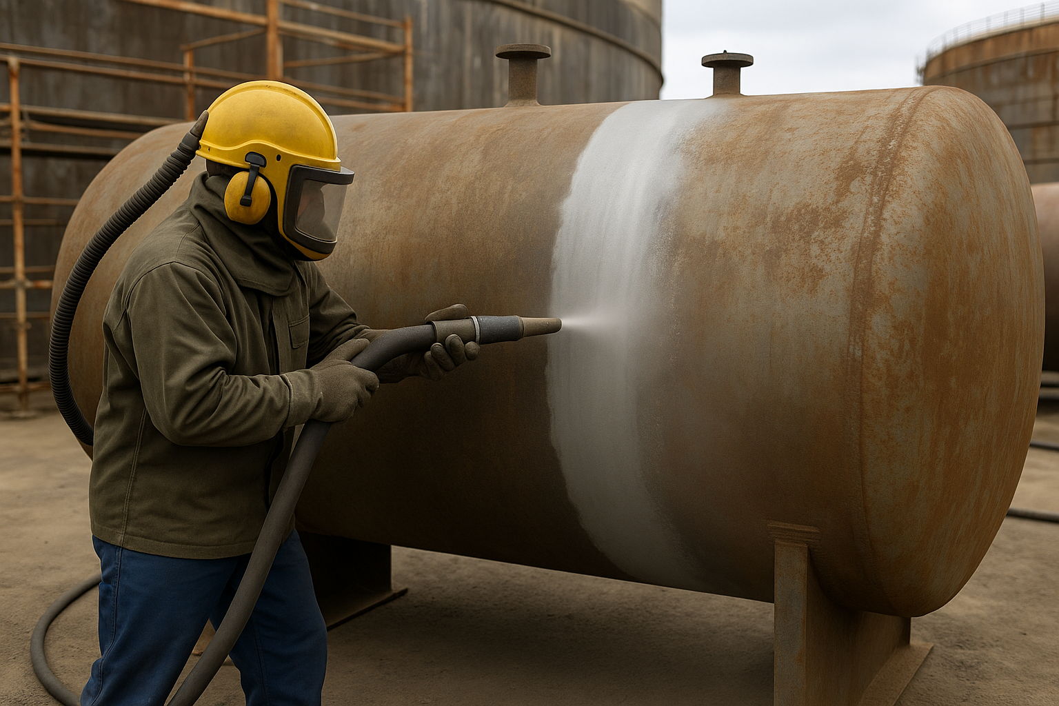 Limpieza de superficie antes del recubrimiento